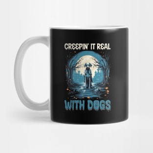 Creepin' It Real with Dog Witches Mug